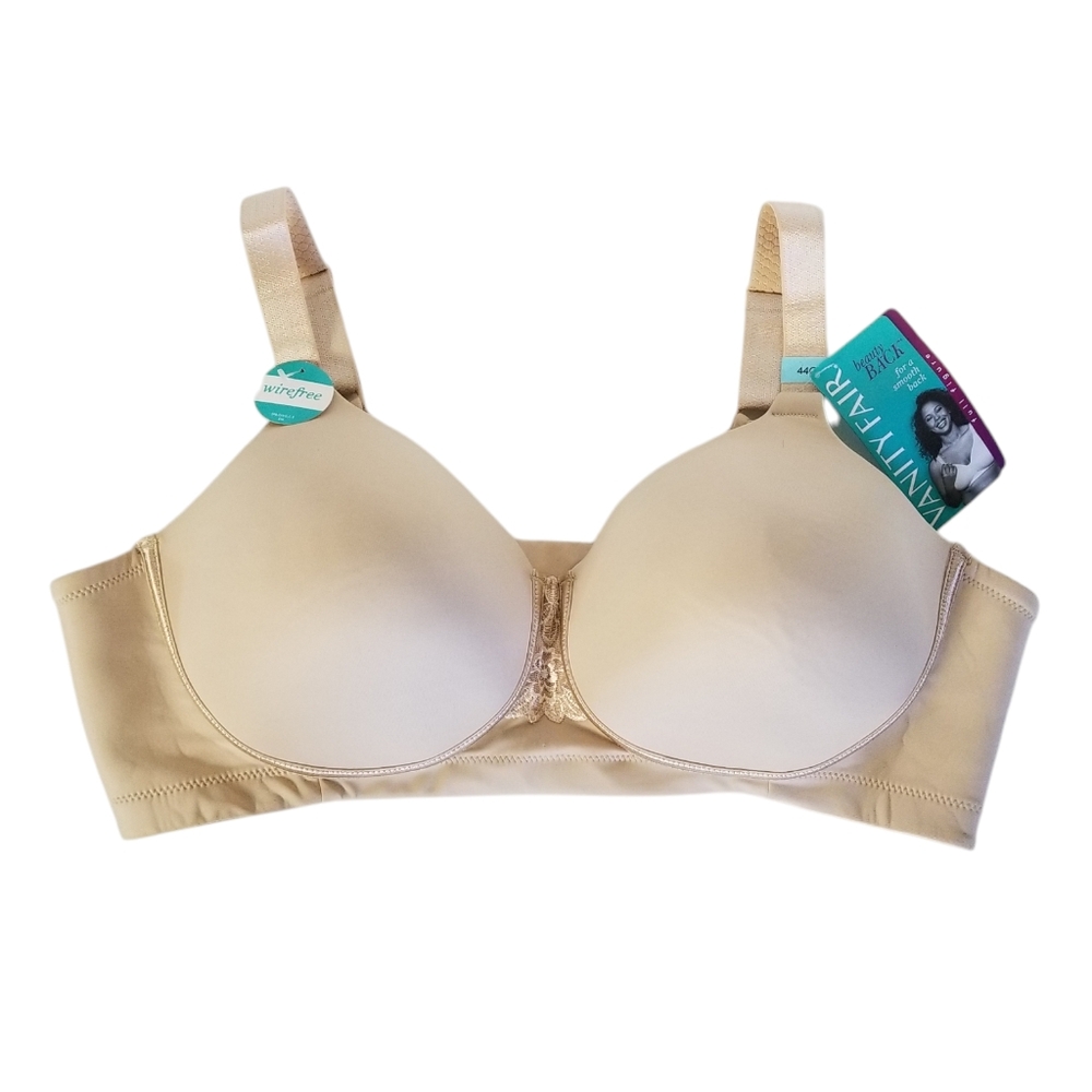 VANITY FAIR Beauty Back Full Figure Wireless Bra Size 44C Style 71380 NWT